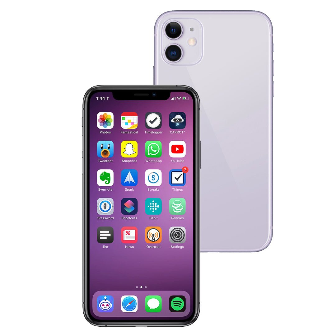 iPhone 11 パープル 128 GB SIMフリー Apple - 美品 iPhone11 128GB