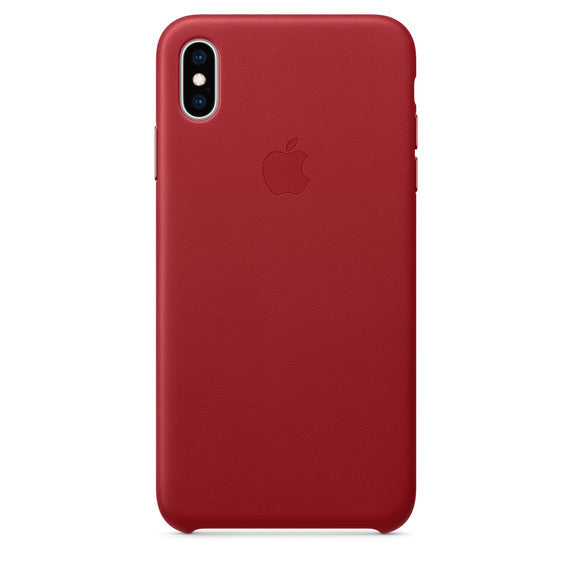 Original Apple iPhone XS Max Leather Case Red