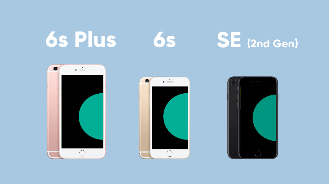 What's the difference between the iPhone 6s, 6s Plus, and SE?