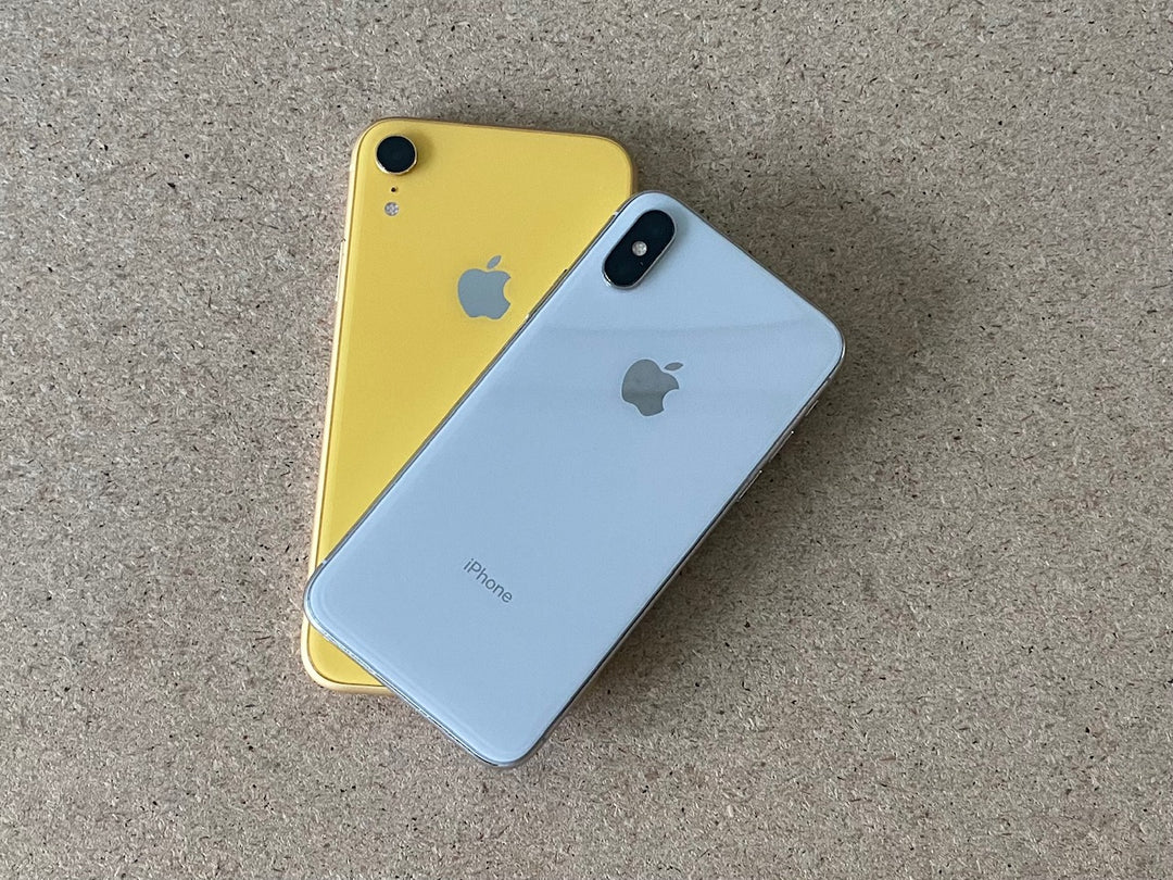 Refurbished Apple iPhone XR Yellow & Apple iPhone XS Silver