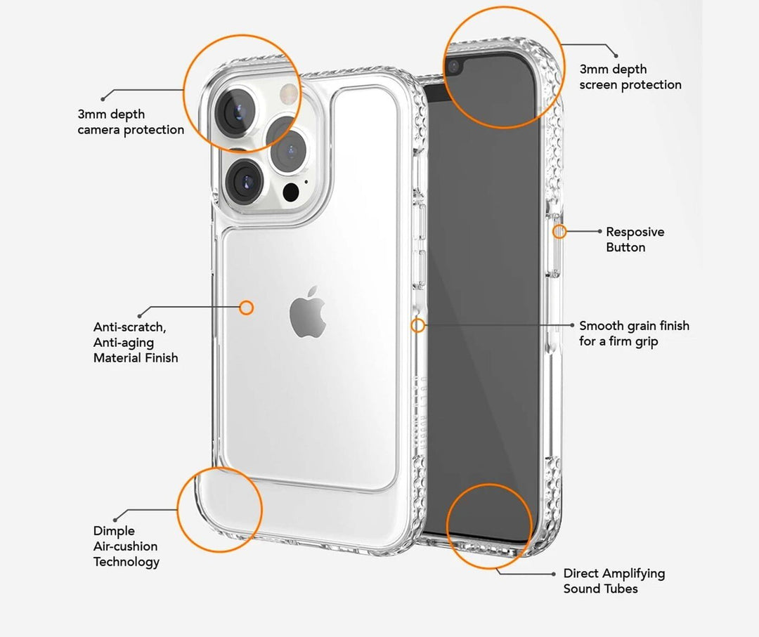 Ugly Rubber U-Model Bumper Clear Case for iPhone 13 Pro Max | Case | Ugly Rubber | Frank Mobile