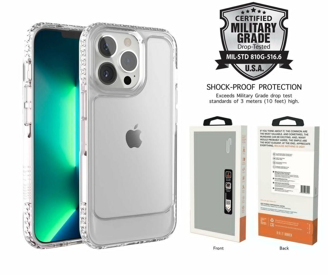 Ugly Rubber U-Model Bumper Clear Case for iPhone 13 Pro Max | Case | Ugly Rubber | Frank Mobile