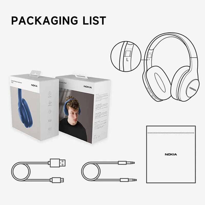 Refurbished Nokia wireless headphones E1200 By OzMobiles Australia