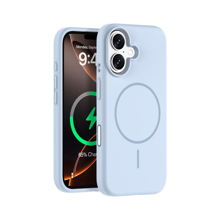 iShield [Ultra MagSafe] Liquid Silicon Snap Case iPhone 16 Sku Blue