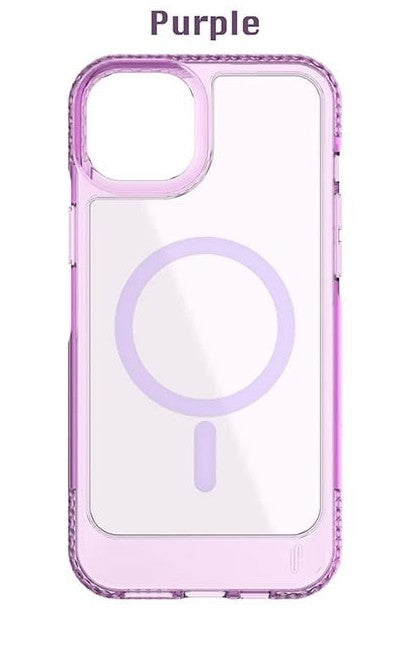 Ugly Rubber U-Model Bumper Case with MagSafe Black for iPhone 15 Purple