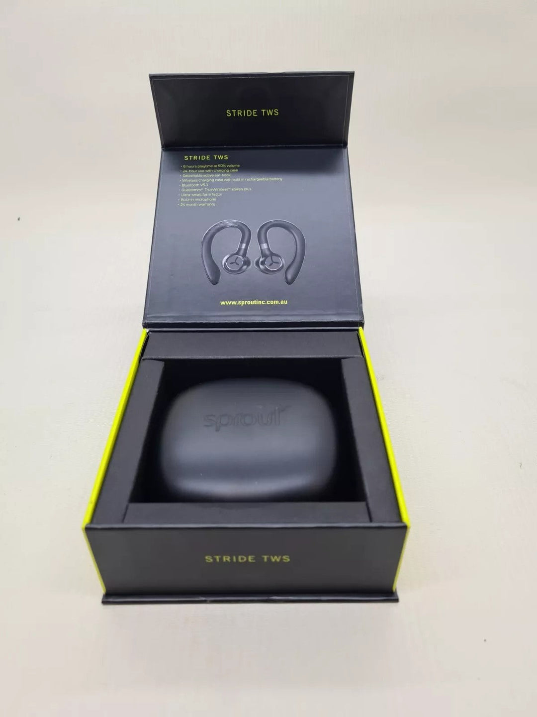Sprout Stride TWS Bluetooth Earbuds Black
