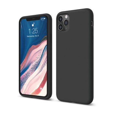 LIQUID-SILICONE-CASE-COVER-FOR-IPHONE-12-MINI-BLACK