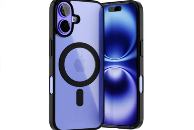 ArmourMax Metal Accessories Soft Grip Shockproof Case for iPhone 16 w/ Magsafe