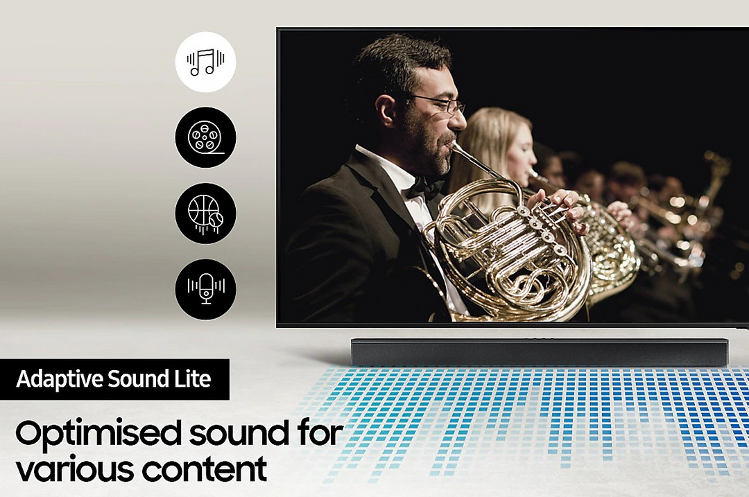 Samsung HW-B450 Soundbar + Wireless Subwoofer
