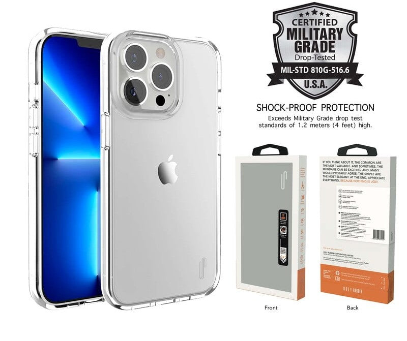 Ugly Rubber U-Model Bumper Clear Case for iPhone 13 Pro Max | Case | Ugly Rubber | Frank Mobile