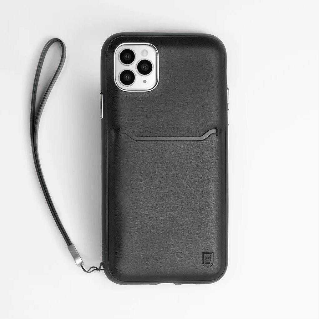 Refurbished BodyGuardz Bodyguardz Accent Wallet iPhone 11 Pro Max Leather Black Case By OzMobiles Australia