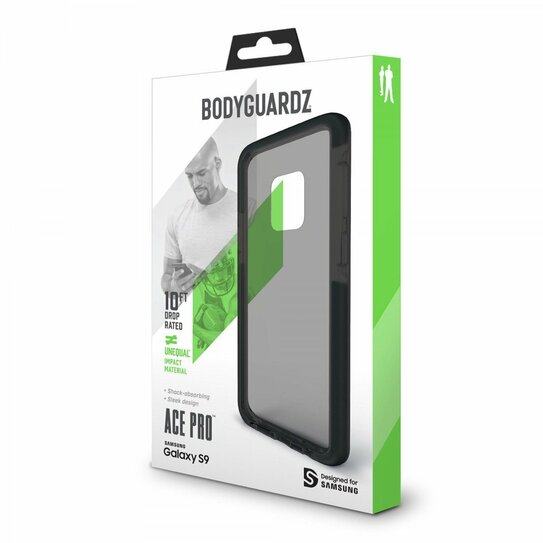 BodyGuardz Ace Pro Samsung Galaxy S9 Smoke/Black Case | Case | BodyGuardz | Frank Mobile
