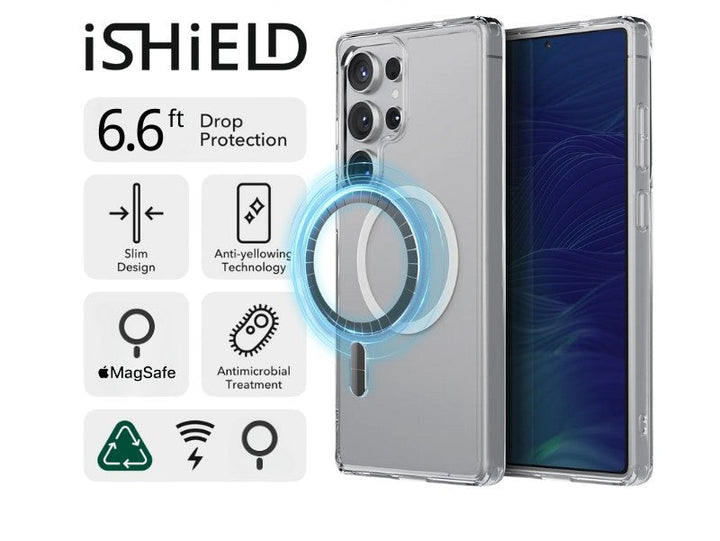 iShield Shock Defence Clear Case for Samsung Galaxy S25 Ultra