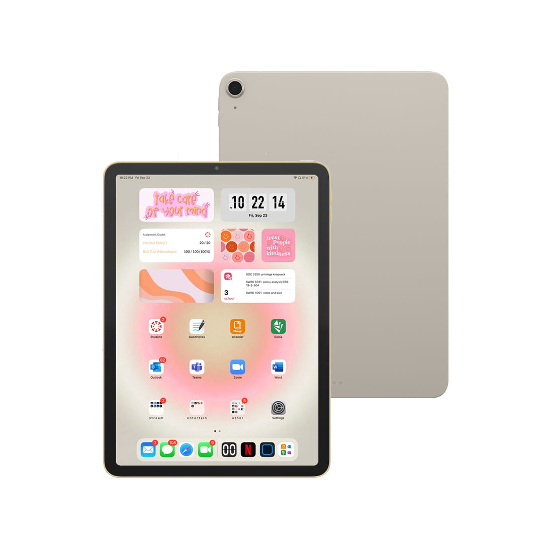 iPad Air 10.9 inch 5th Gen M1 2022 (WiFi) (Apple Certified Refurbished)