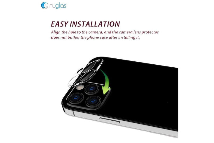 Refurbished Nuglas Nuglas Camera Lens Tempered Glass Protector (iPhone 13 Pro / 13 Pro Max) By OzMobiles Australia
