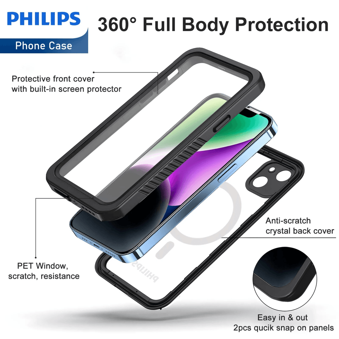 Philips Waterproof Case With MagSafe For iPhone 15 Pro Max | Case | Philips | Frank Mobile