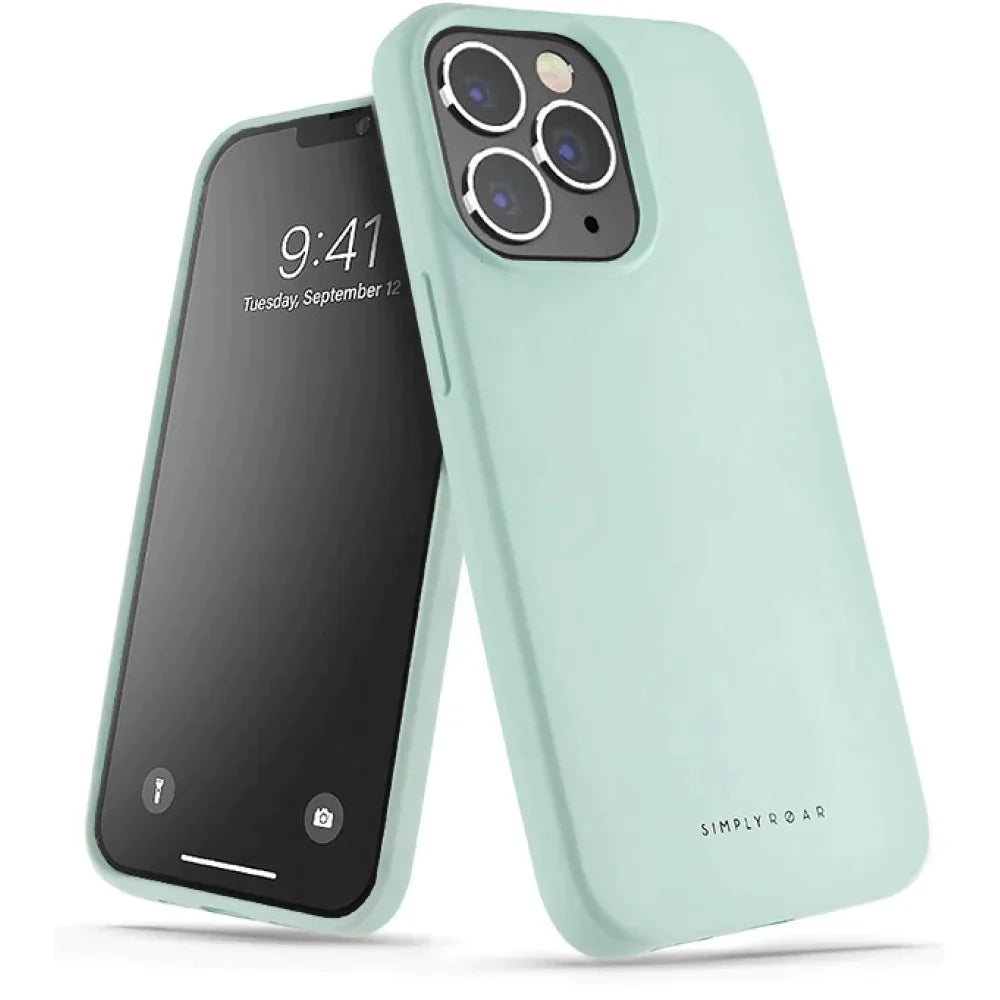 Simply ROAR Matt Case Cover iPhone 12/12 Pro (Black/Sky Blue/Right Pink) | Case | Simply ROAR | Frank Mobile