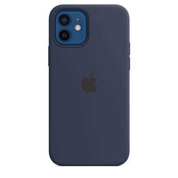 Original Apple iPhone 12 | 12 Pro Silicon MagSafe Case Deep Navy