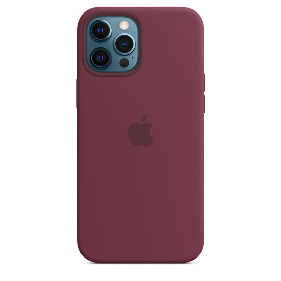 Original Apple iPhone 12 | 12 Pro Silicon MagSafe Case Plum