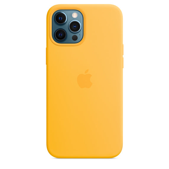 Original Apple iPhone 12 | 12 Pro Silicon MagSafe Case Sunflower