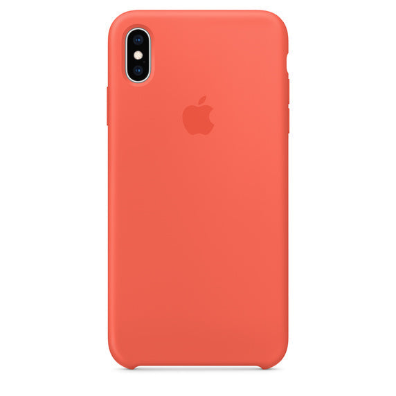 Original Apple iPhone XS Max Silicone Case Nectarine