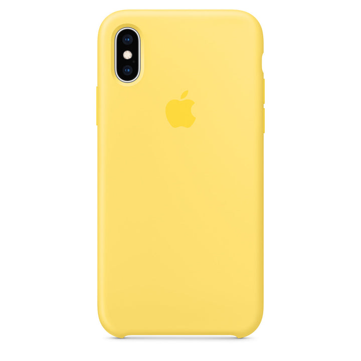 iPhone XS Silicone Canary Yellow