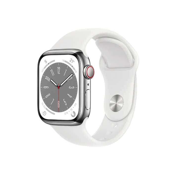 Apple Watch Series 8 Stainless Steel CELLULAR Silver - Frank Mobile