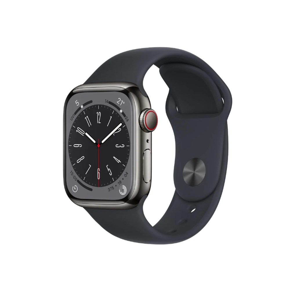 Apple Watch Series 8 Stainless Steel CELLULAR Graphite - Frank Mobile