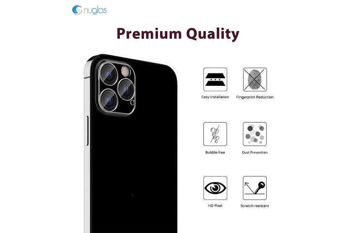 Refurbished Nuglas Nuglas Camera Lens Tempered Glass Protector (iPhone 13 Pro / 13 Pro Max) By Frank Mobile Australia